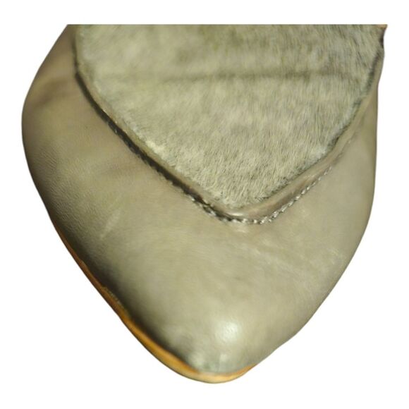 MADEWELL Smoked Graphite Taupe Calf Hair Slip-On Loafers - Size 7 - Picture 6 of 10